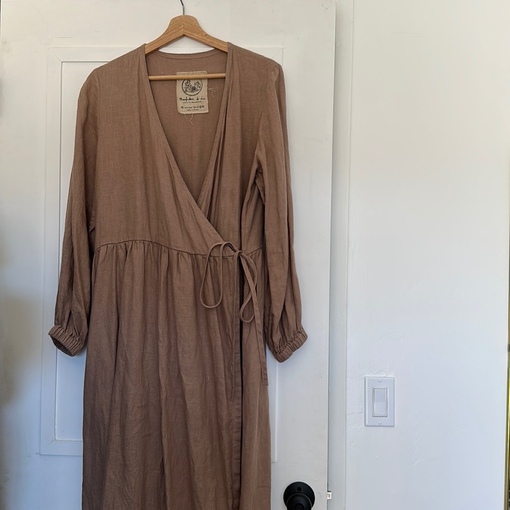 MANUFACTURE DE LIN LINEN DRESS MADE IN UKRAINE